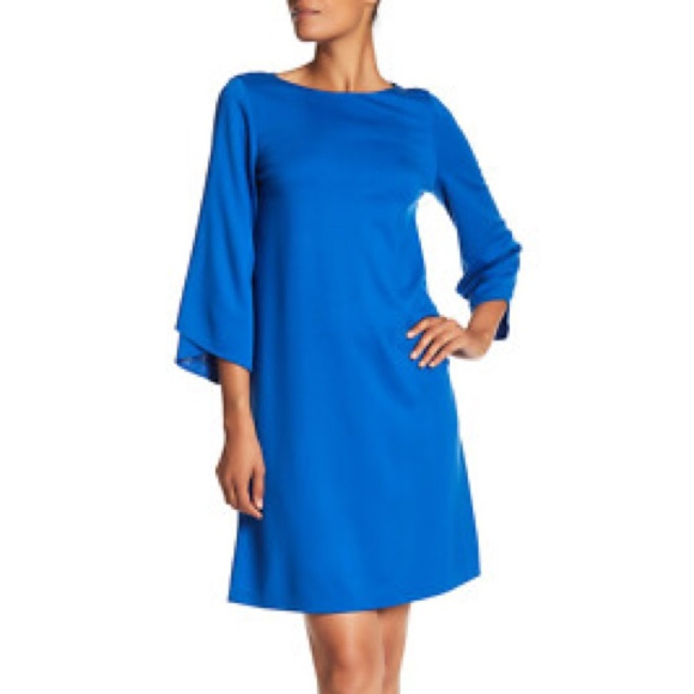 Dark Teal Lafayette 148 New York Swing Dress Size L
